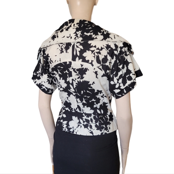 Vintage Linen Blazer - Picture 4 of 11